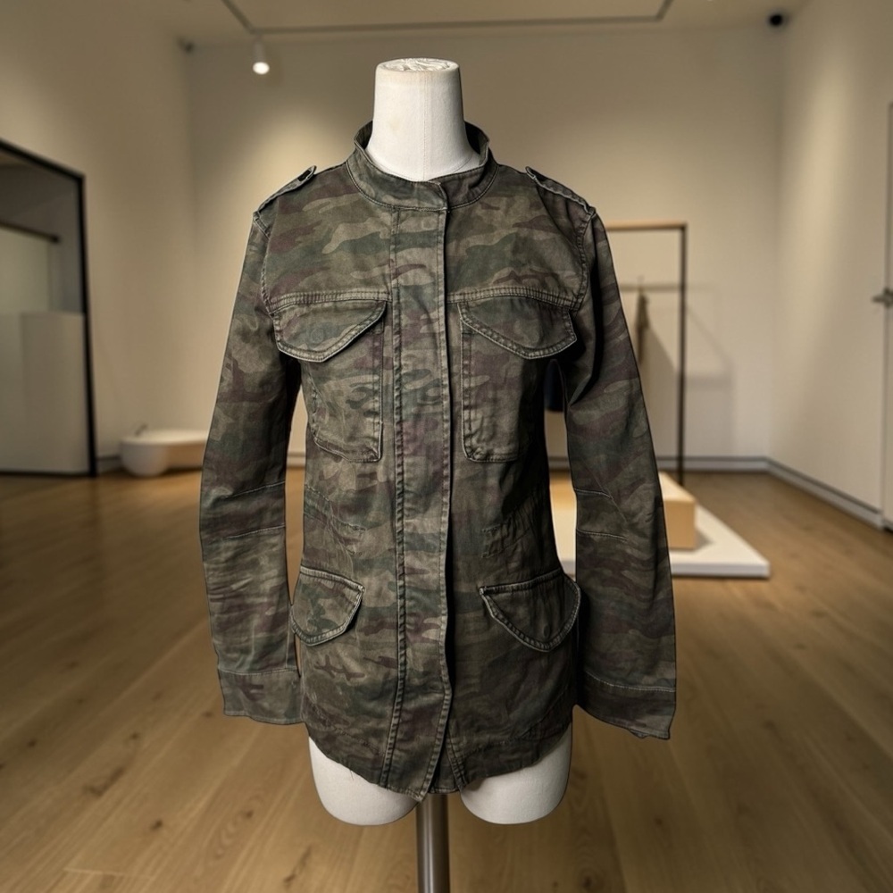 Sanctuary Camo‎ Safari Jacket Size XSmall Green